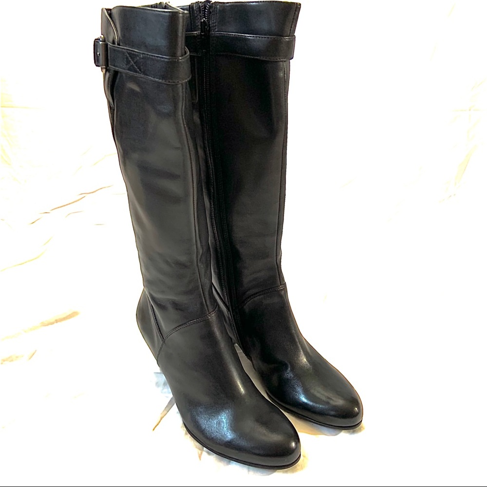 New! ECCO tall leather Hope boots